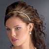 Elegant Single Ivory Pearl Row Bridal Wedding Headband - HP 70644