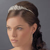Silver Plated Floral Swarovski Bridal Wedding Tiara HP 7324