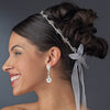 Charming Silver Greek Stefana Wedding Crowns 8014