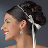 Graceful White or Ivory Pearl Greek Stefana Wedding Crowns 8015