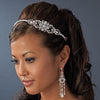 Silver Plated Bridal Wedding Headband HP 8253