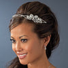 * Beautiful Silver & Crystal Bridal Wedding Headband HP 8264