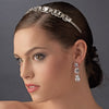 Antique Vintage Silver Bridal Wedding Rhinestone Bridal Wedding Headband - HP 8333