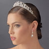 Rhinestone Galore Princess Bridal Wedding Hair Bridal Wedding Tiara Bridal Wedding Headband - HP 8411 Silver