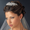 Silver Clear Swarovski Crystal & Rhinestone Bridal Wedding Tiara Headpiece 8951