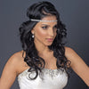 Silver Clear Rhinestone Bridal Wedding Hair Bridal Wedding Elastic Headband 167