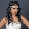 Silver Clear Rhinestone Bridal Wedding Hair Bridal Wedding Elastic Headband 167