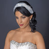 Ivory Floral Lace Tulle Ribbon Bridal Wedding Headband/Belt Belt 010