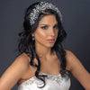 Light Gold Clear Rhinestone Handmade Wired Bridal Wedding Tiara 6349