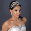 Light Gold Clear Rhinestone Deco Bridal Wedding Headband 9958