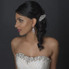 Silver Clear Multi Cut Rhinestone Bridal Wedding Hair Comb 1345