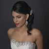 Silver Clear Multi Cut Rhinestone Bridal Wedding Hair Comb 1345