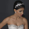 Floral Rhinestone Side Accented Bridal Wedding Headband 1540