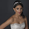 Floral Rhinestone Side Accented Bridal Wedding Headband 1540
