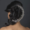 Rose Gold Clear Rhinestone Handmade Wired Bridal Wedding Tiara 6349