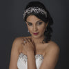 Rhodium Clear Rhinestone Handmade Wired Bridal Wedding Headband 6352