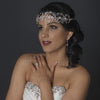 Rhodium Clear Rhinestone Handmade Wired Bridal Wedding Headband 6352