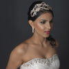 Light Gold Clear Rhinestone Deco Bridal Wedding Headband 9958