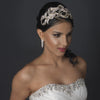 Light Gold Clear Rhinestone Deco Bridal Wedding Headband 9958