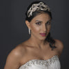 Multi Cut Rhinestone Royal Couture Bridal Wedding Tiara Headpiece 9958 Silver or Gold