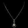 Antique Silver Fresh Water Pearl Bridal Wedding Necklace 2002
