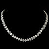 Wonderful Silver Clear CZ Follow Me Bridal Wedding Necklace 2026