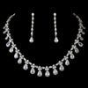 Gorgeous Cubic Zirconia Jewlery Set N 2404 & E 2167