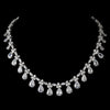 Gorgeous Cubic Zirconia Jewlery Set N 2404 & E 2167