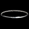 * Bridal Wedding Necklace 398 Silver Clear