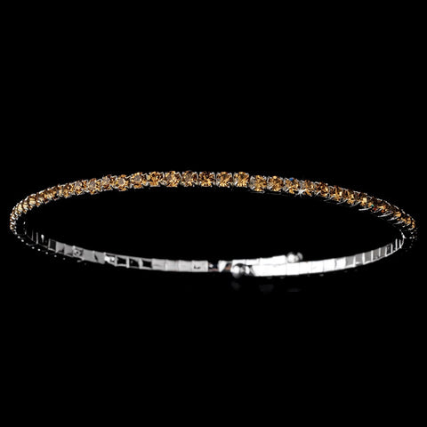 * Bridal Wedding Necklace 398 Tan