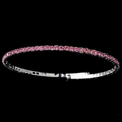 * Bridal Wedding Necklace 398 Pink