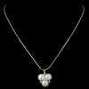Elegant Freshwater Pearl CZ Bridal Wedding Necklace N 6501