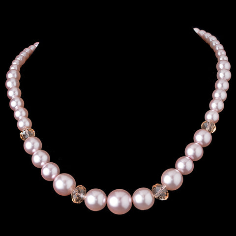 Pearl Bridal Wedding Necklace 7361
