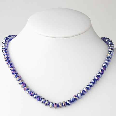 Violet Bridal Wedding Necklace 7615
