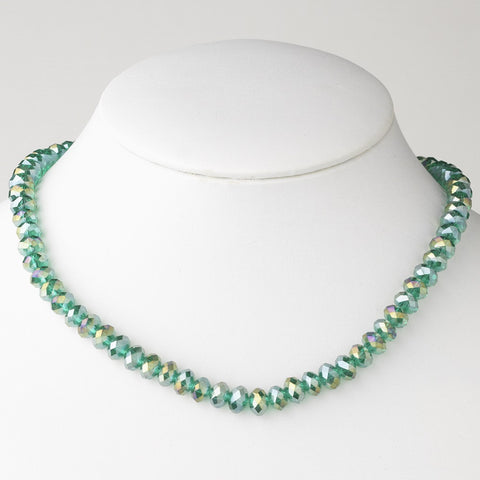 Emerald Bridal Wedding Necklace 7615