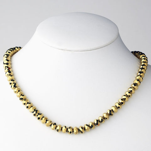 Gold Bridal Wedding Necklace 7615