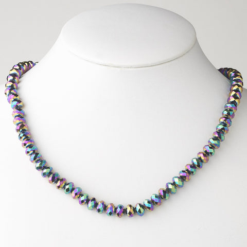 Multi Color Bridal Wedding Necklace 7615