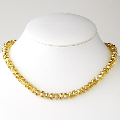 Topaz Bridal Wedding Necklace 7615