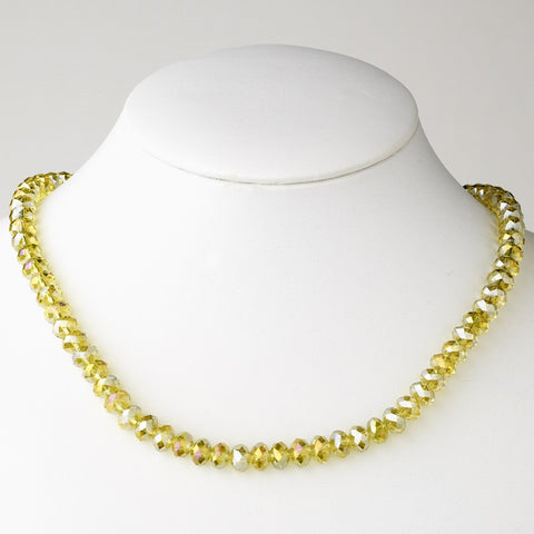 Yellow Bridal Wedding Necklace 7615