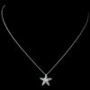 CZ Starfish Bridal Wedding Pendant N 8108