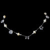 Bridal Wedding Necklace 8136 Silver Clear
