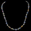 Stunning Swarovski Crystal Bridal Wedding Necklace 8209 Silver A