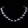 Freshwater Pearl Stone Bridal Wedding Necklace 8325