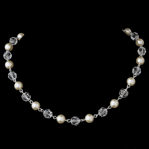 Bridal Wedding Necklace 8352 Ivory