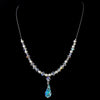 Pearl & Swarovski Crystal Bead Bridal Wedding Necklace 8354
