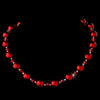 Bridal Wedding Necklace 8355 Red