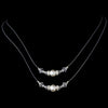 Bridal Wedding Necklace 8359 White or Ivory