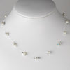 Pearl & Rhinestone Bridal Wedding Necklace 8364
