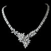 Stunning Cubic Zirconium Bridal Wedding Jewelry Set N 9830 E 7516