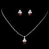 * Rhinestone Bridal Wedding Necklace Earring Set NE 110